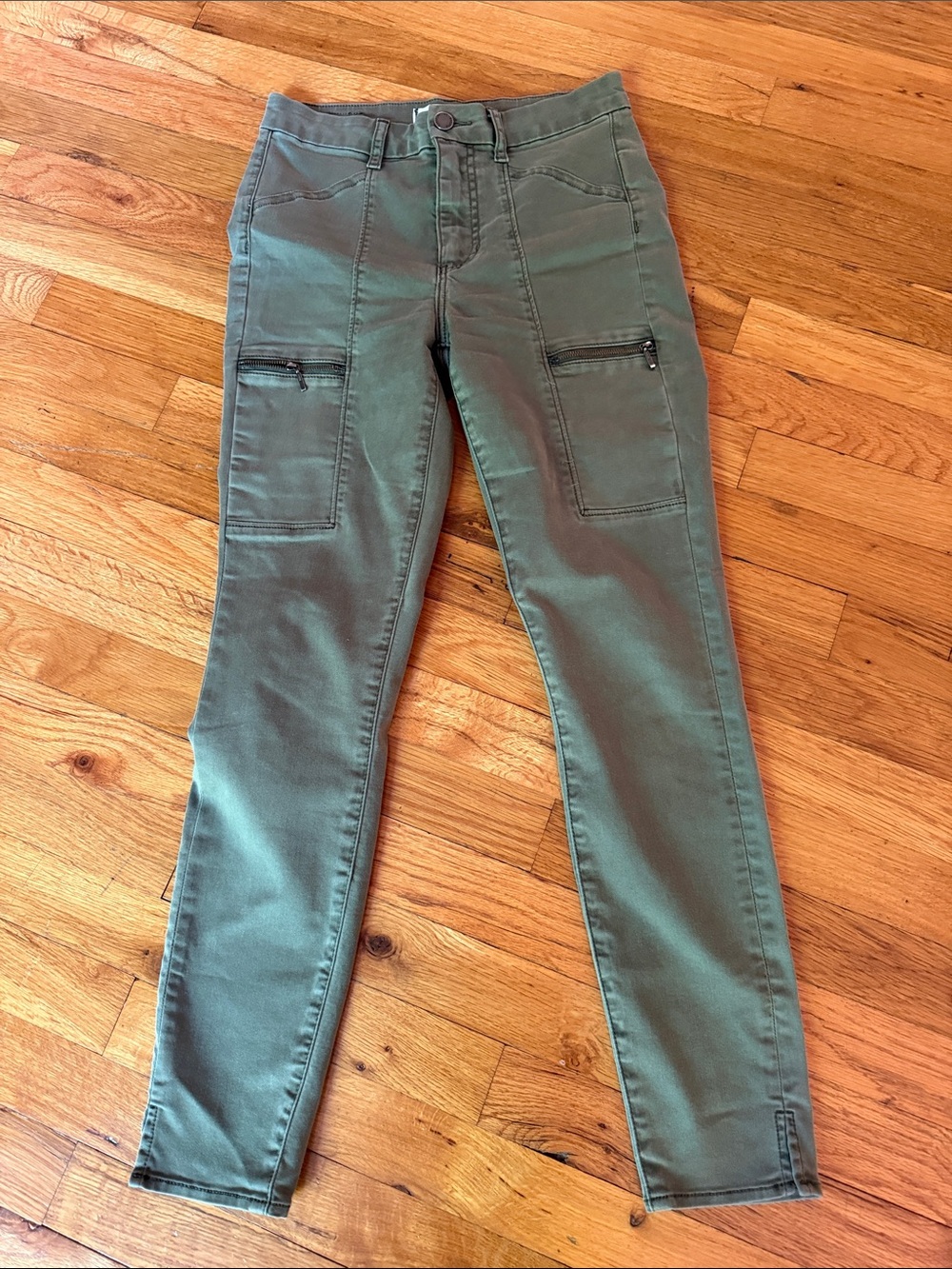Articles Of Society Olive Skinny Cargo Pants